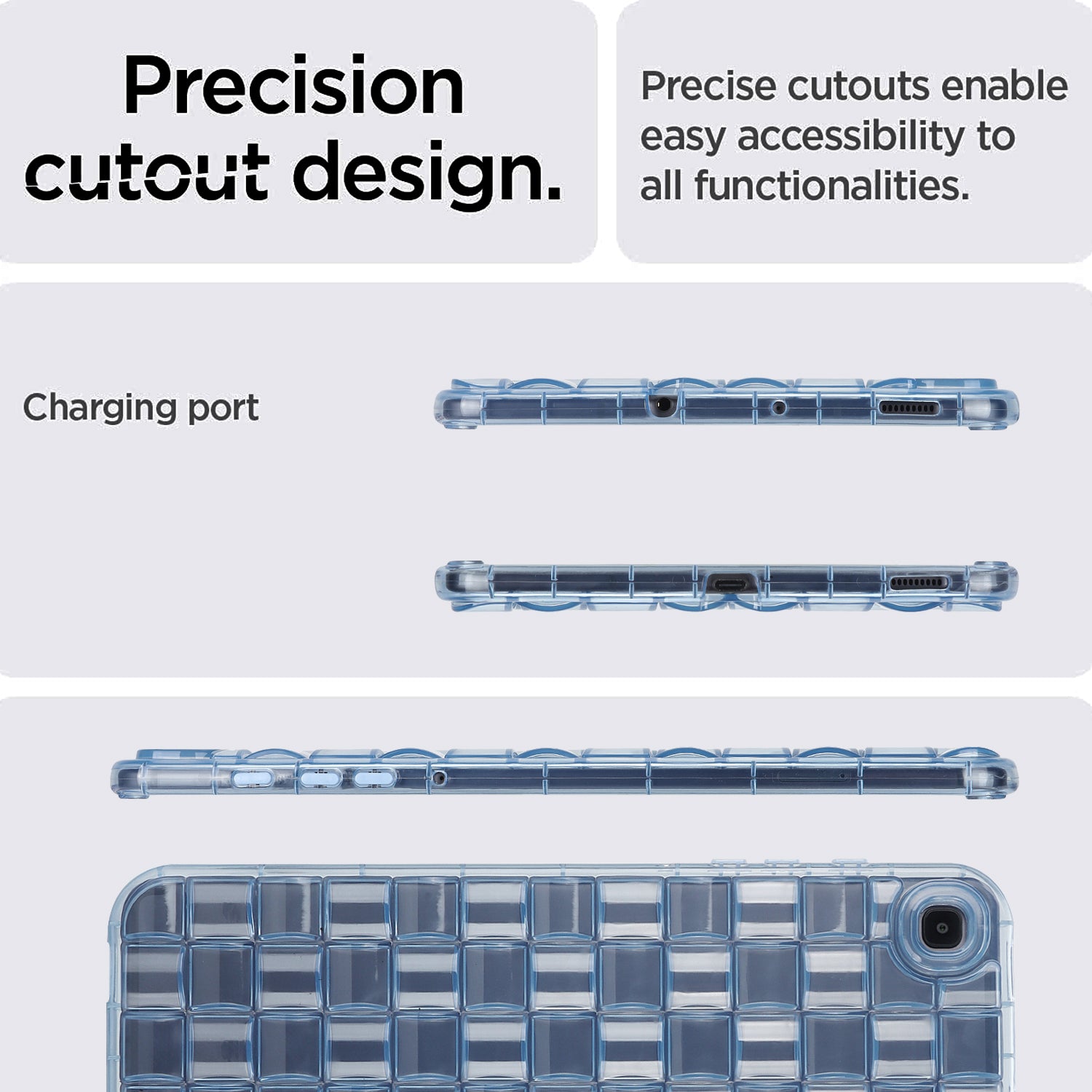 Protective Cover for Samsung Galaxy Tab S6 Lite P610 P615 Tab S6 Lite (2022) Ice Cube Design Clear TPU Tablet Case Protective Cover for Samsung Galaxy Tab S6 Lite P610 P615 Tab S6 Lite (2022) Ice Cube Design Clear TPU Tablet Case